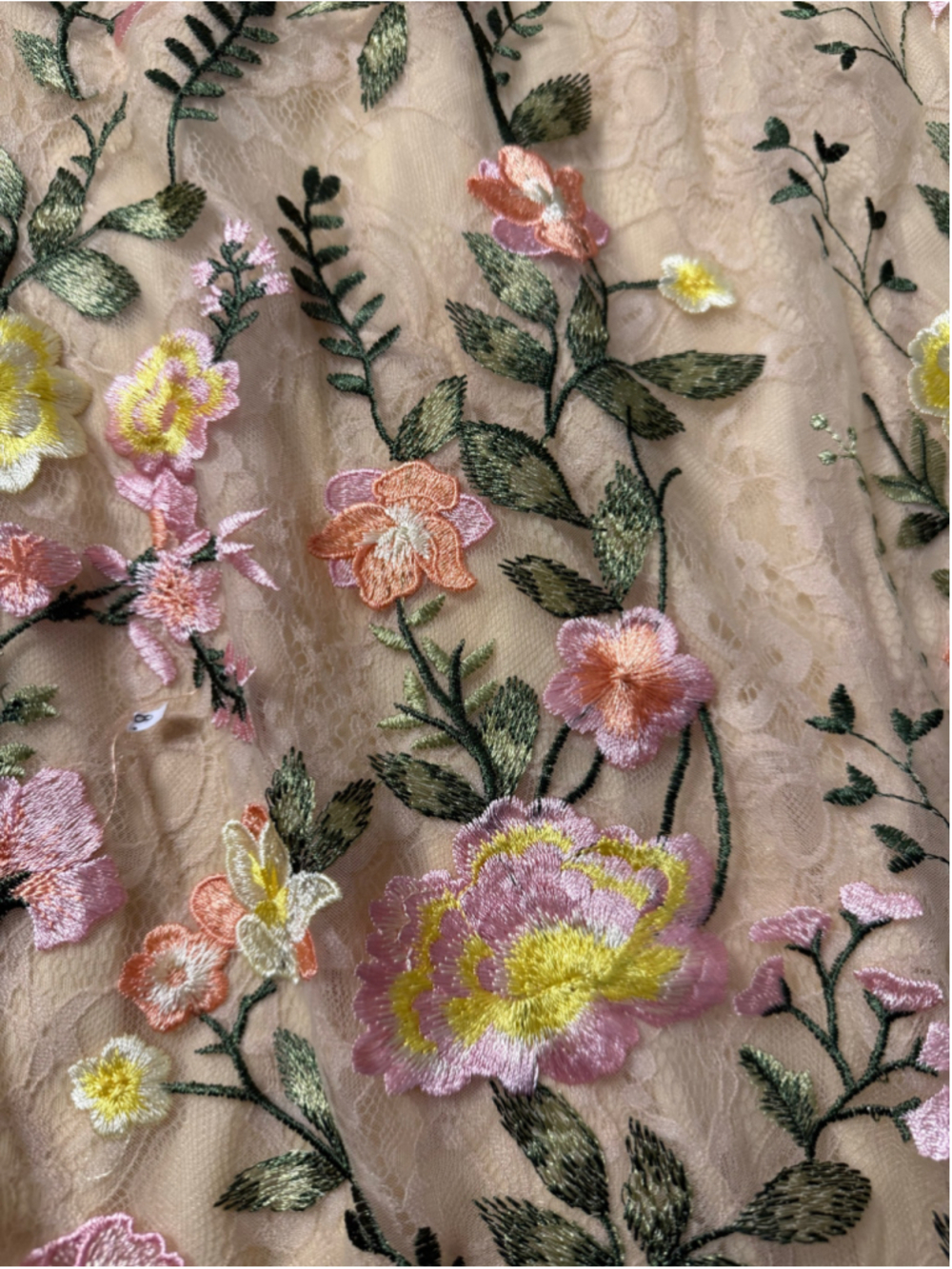 Mac Duggal Floral Embroidered One Shoulder Formal Gown Size 4 AS IS - Picture 4 of 13